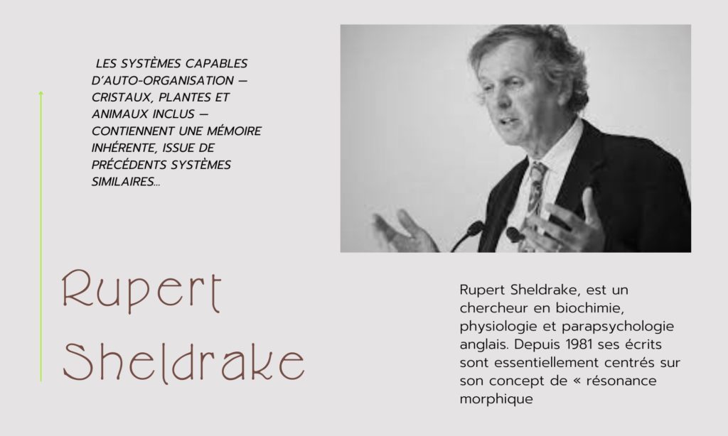 Rupert Sheldrake chercheur en biochimie