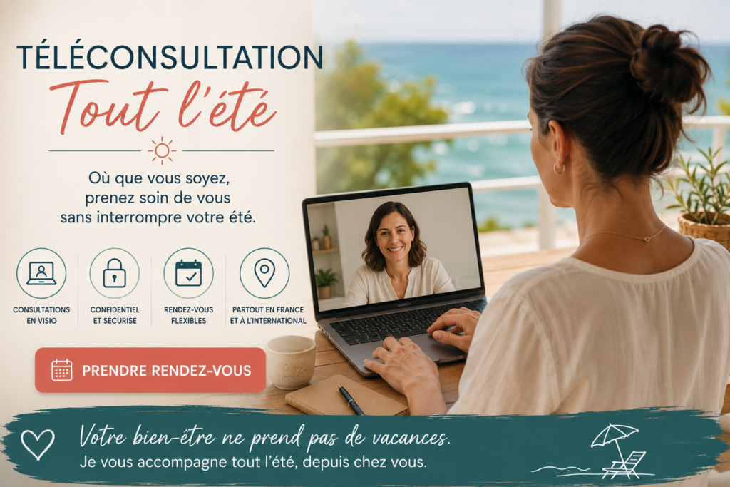 Téléconsultation tout l'été avec Liliane Clavel Pardo en visioconférence, où que vous soyez