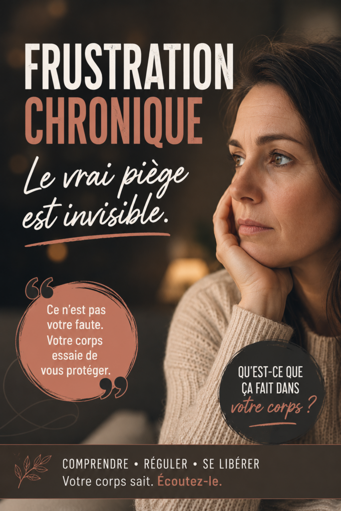 femme ressentant une frustration chronique derrière les yeux